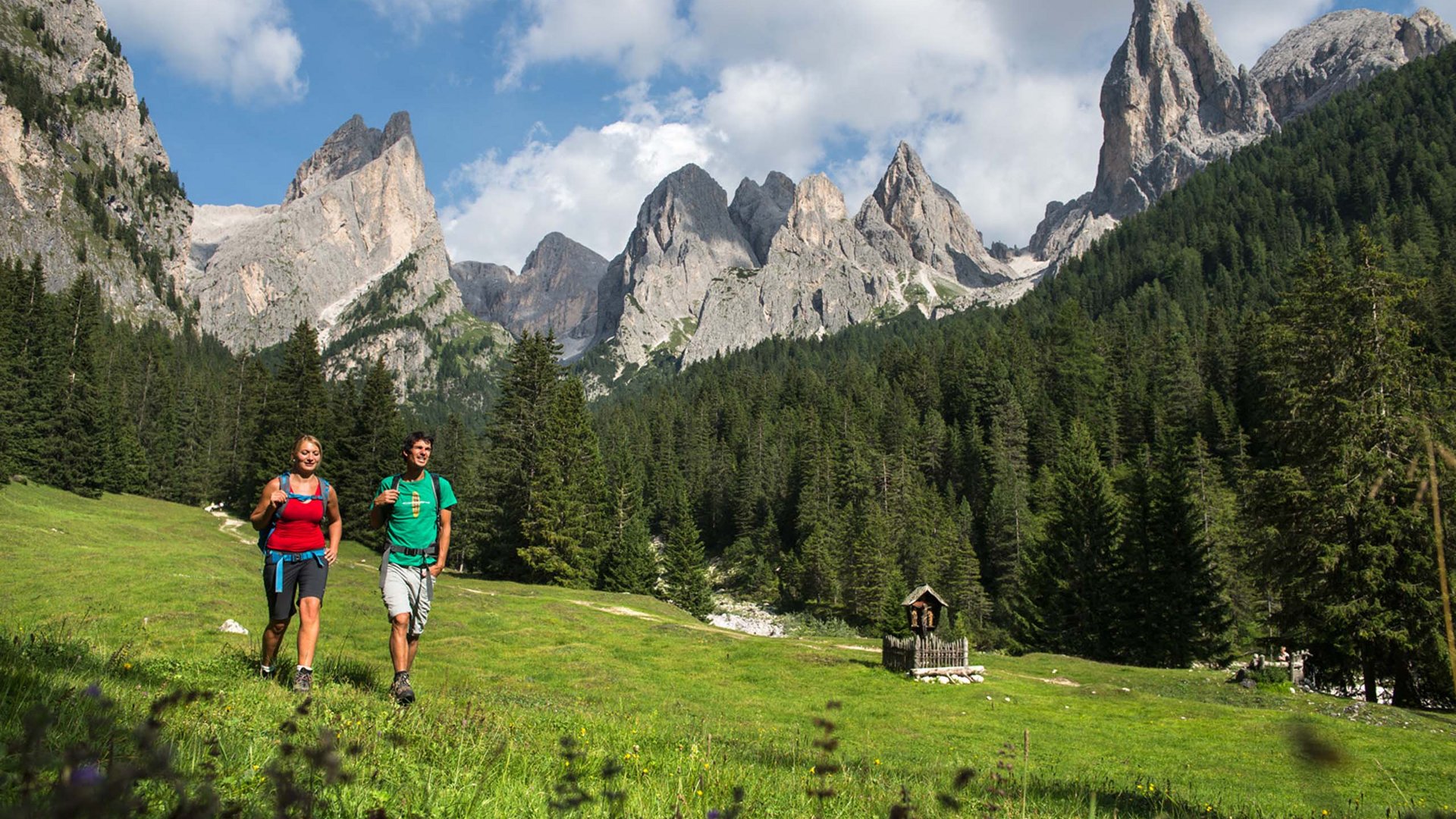 Wandern auf der Seiser Alm